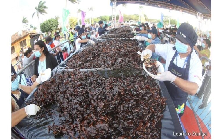 Familias disfrutan del Almíbar más grande de Nicaragua en Puerto Salvador Allende