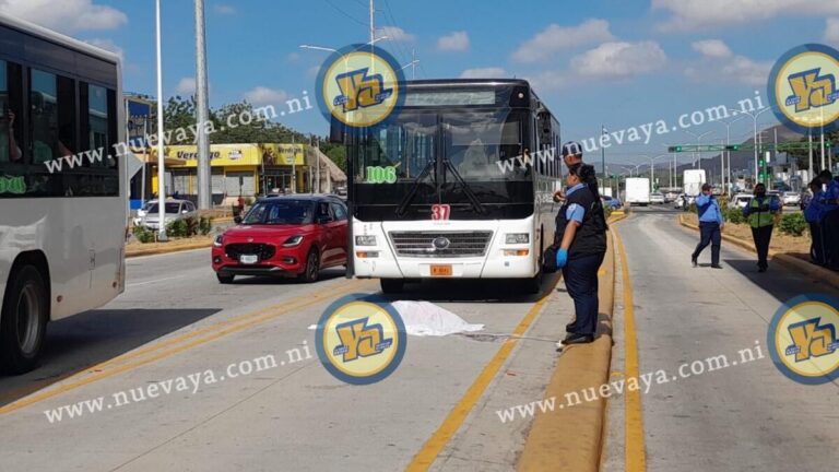 Trágico accidente: mujer fallece atropellada por bus de la ruta 106