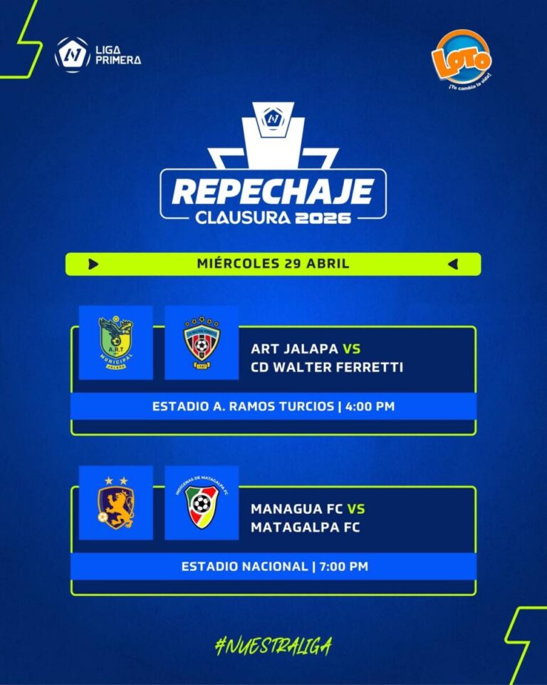 Jalapa-Ferretti y Managua F.C-Matagalpa por el pase a las semifinales del fútbol nica