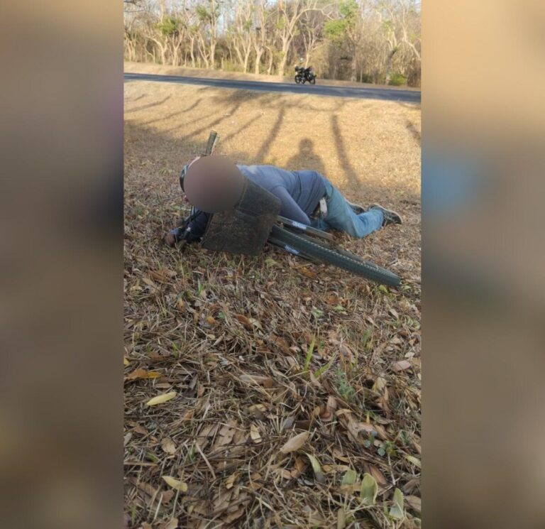 Ciclista muere infartado cuando regresaba de darse un chapuzón en Diriamba