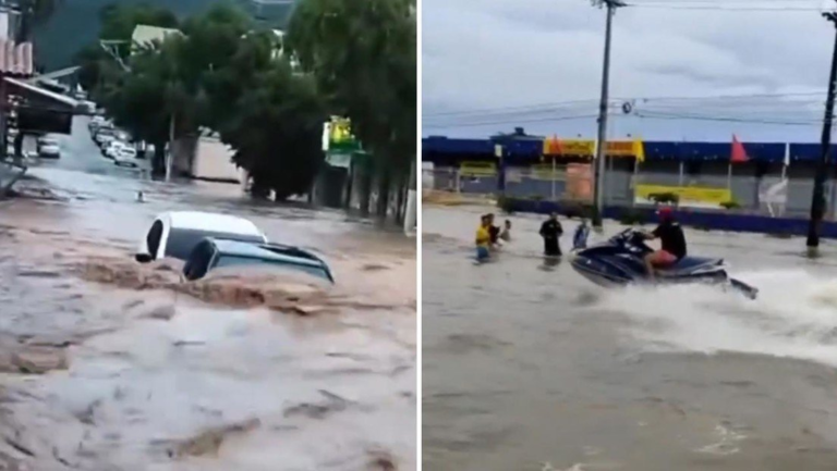 Lluvias dejan 8 muertos y 11 mil evacuados en Brasil
