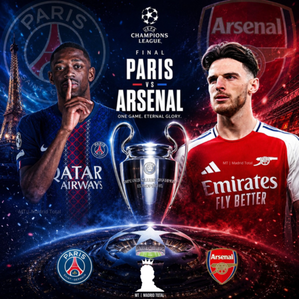 PSG busca el bicampeonato en la final de Champions ante Arsenal