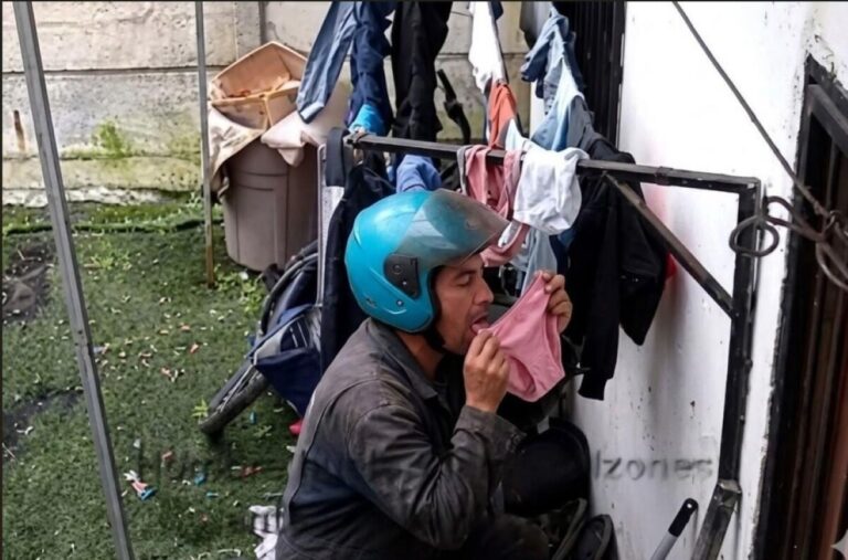 Jardinero es grabado mientras olía los calzones de la mujer de su patrón