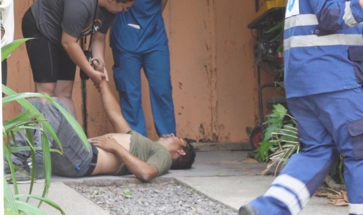 El obrero José Aguilera resultó gravemente lesionado