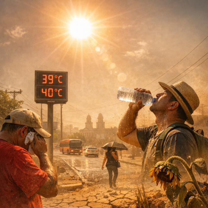 Occidente bajo fuego: Termómetros marcarán hasta 39 grados