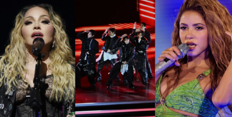 Shakira, Madonna y BTS cerrarán el Mundial 2026