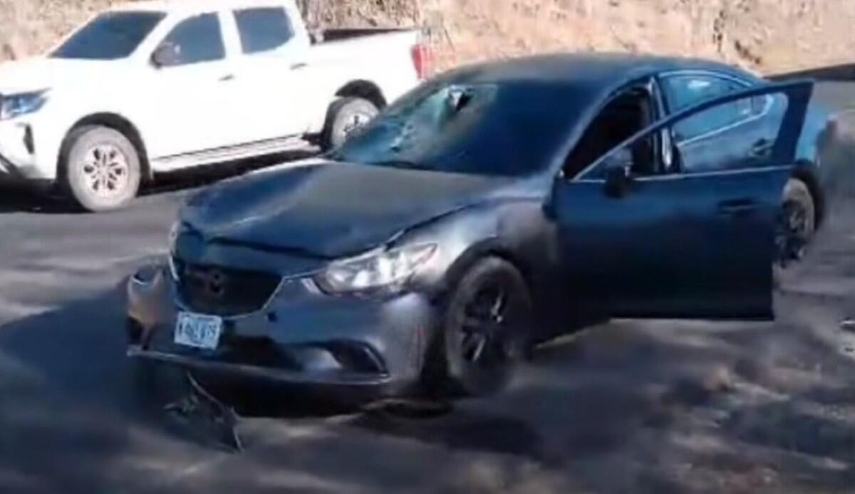 El conductor de este automóvil mató al obrero