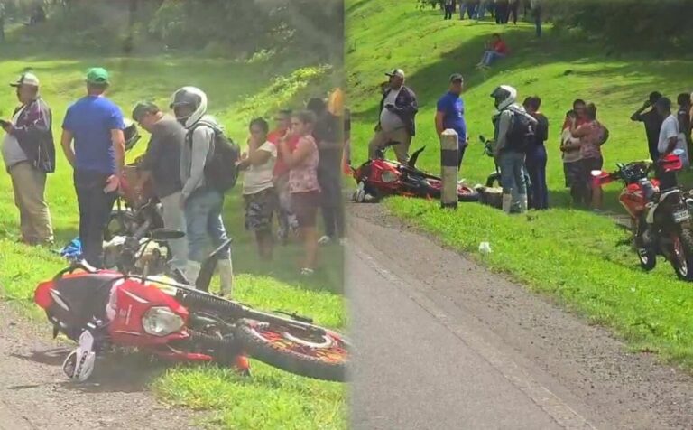 Invasión de carril le cuesta la vida a motociclista en Teustepe