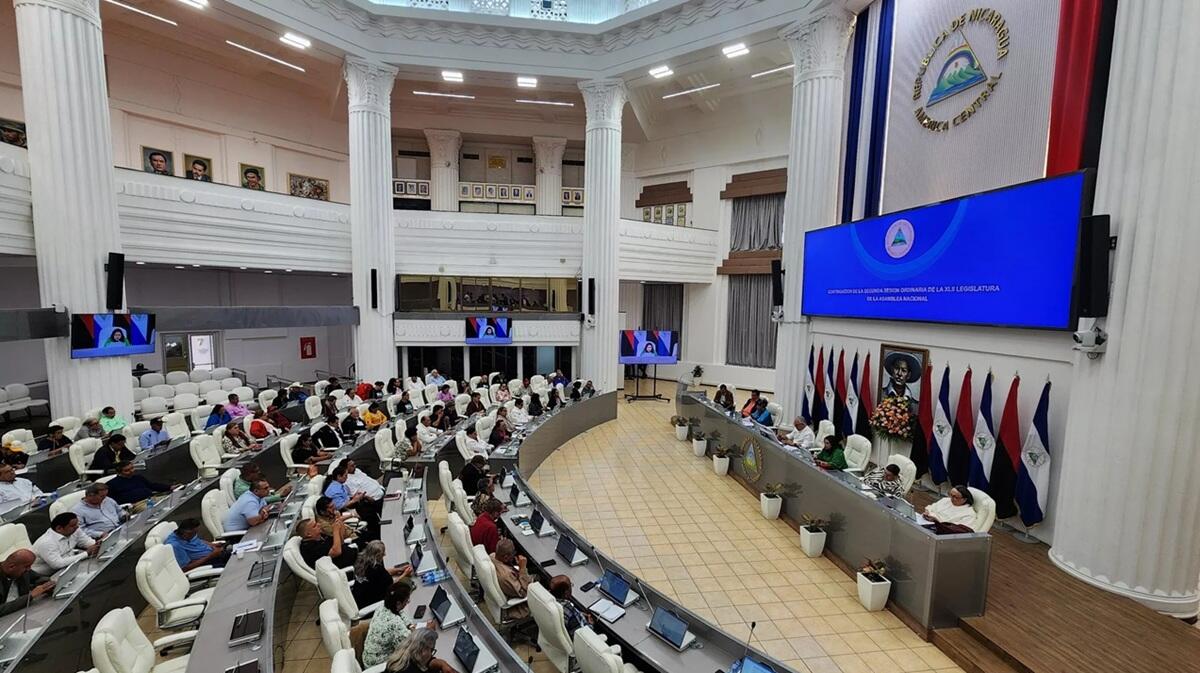 Pleneario de la Asamblea Nacional de Nicaragua