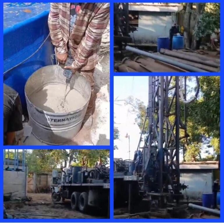 Avanza un 75% construcción del nuevo pozo de agua potable en el Distrito VII de Managua