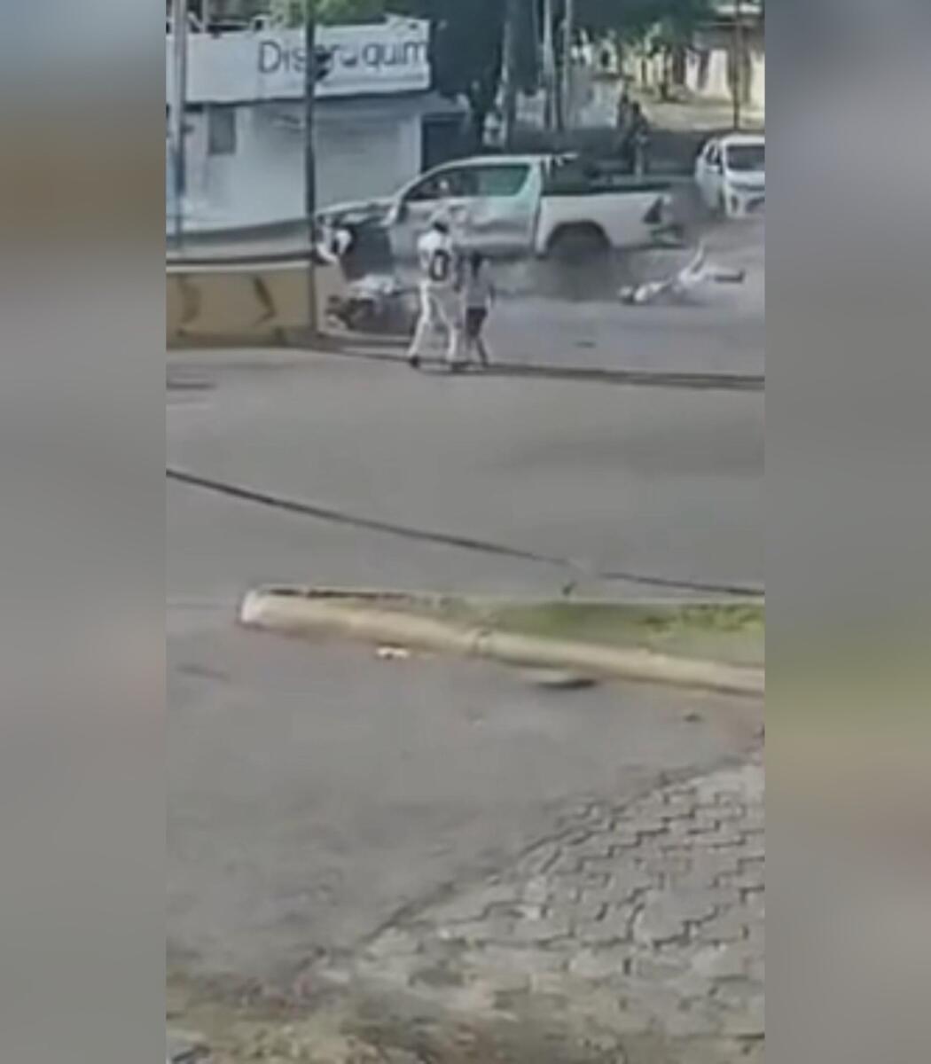 Brutal accidente en los semáforos de El Hospital del Niño