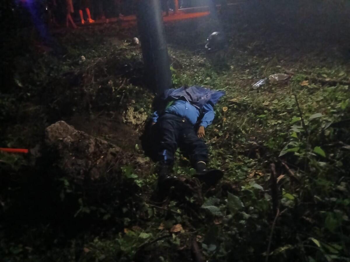 Policía muere en accidente de moto en San Rafael del Sur