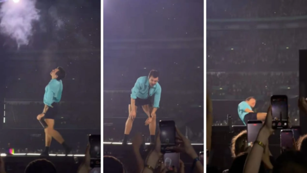 Harry Styles se desploma en el escenario durante concierto en Wembley en medio de una ola de calor