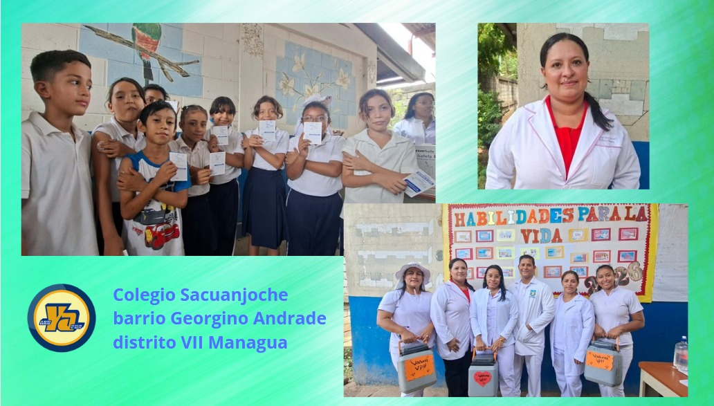 Colegio Sacuanjoche vacuna VPH en Managua