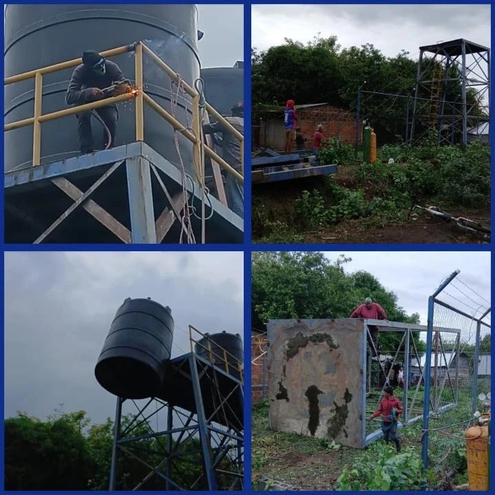 Avanza 60% proyecto de agua potable para comunidades de Puerto Morazán