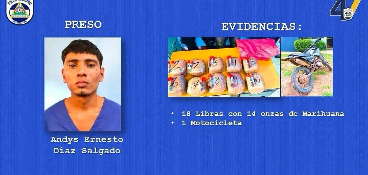 Capturado Andy Ernesto Díaz Salgado, de 22 años