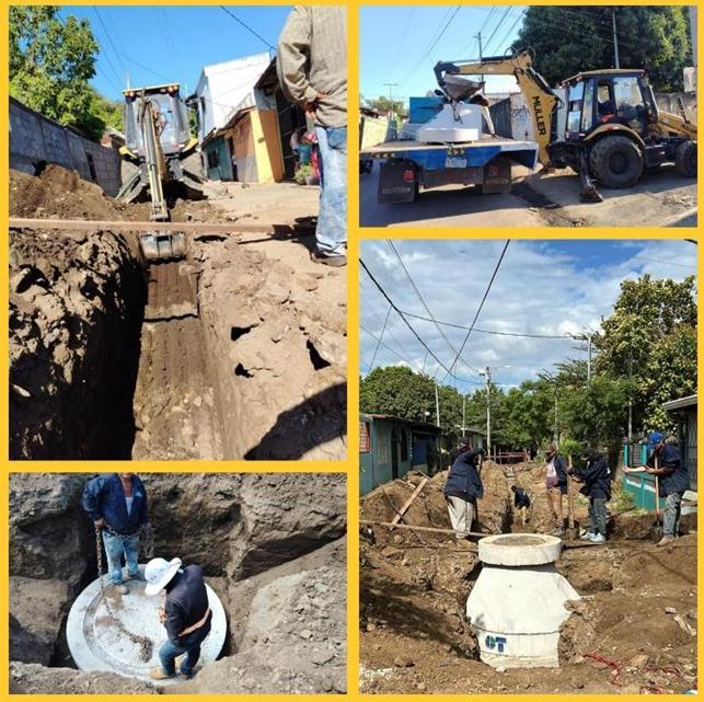 Avanza 65% obras de alcantarillado sanitario en barrio Milagro de Dios