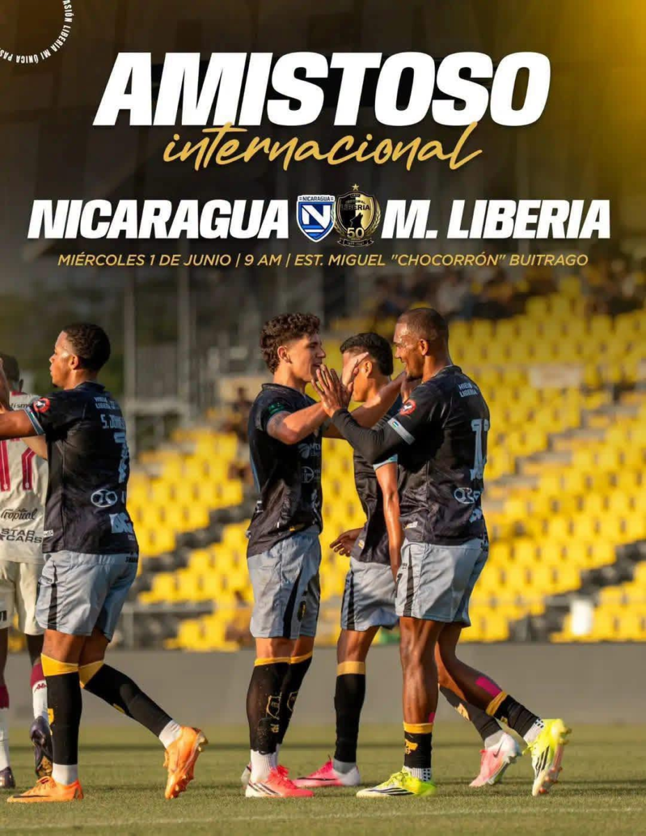 Amistoso entre Selección Nacional de Nicaragua y Municipal Liberia en el Estadio Miguel Chocorron Buitrago
