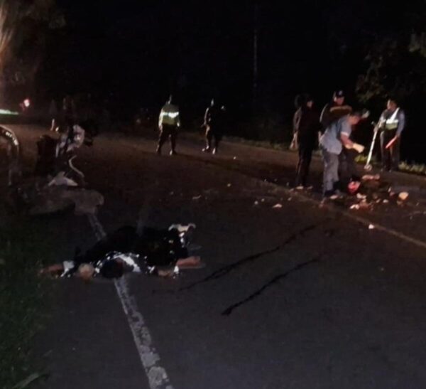 Mueren 2 motociclistas en choque frontal Matagalpa