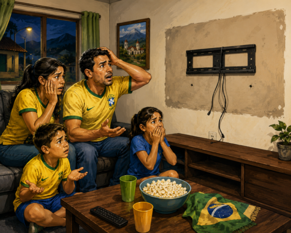 Jinotega: roban pantalla de 65 pulgadas dejando a sus dueños sin ver el mundial