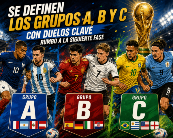 ‎Se definen los grupos A, B y C con duelos clave rumbo a la siguiente fase