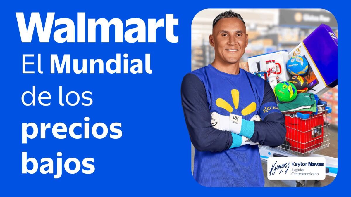 Keylor Navas protagoniza campaña de Walmart