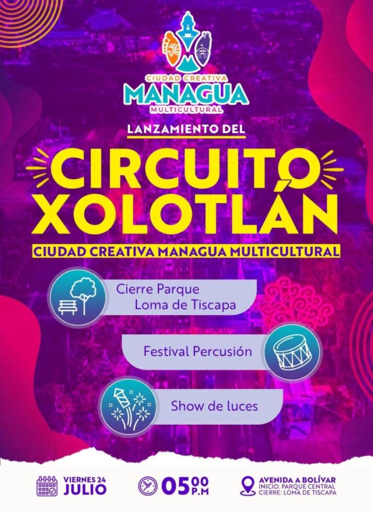 Managua celebra 180 años y lanza el Circuito Xolotlán