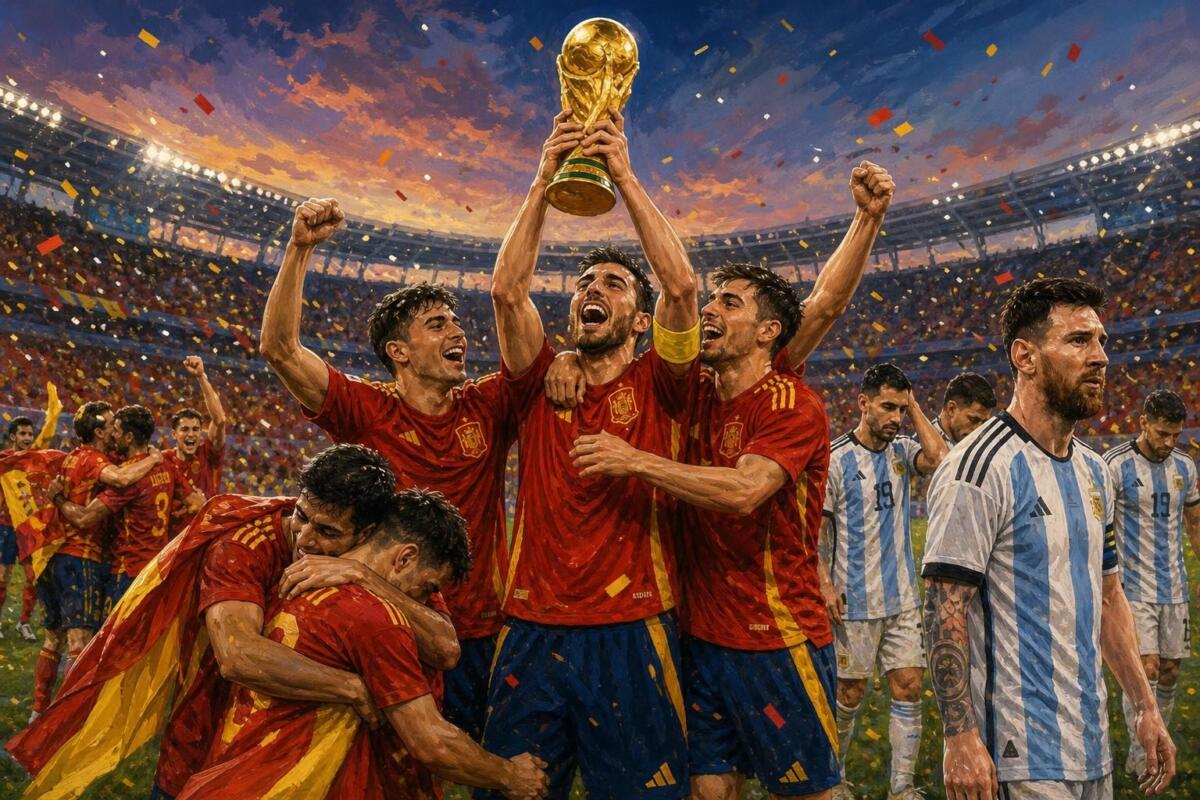 España conquista su segunda Copa del Mundo venciendo a la Argentina de Messi