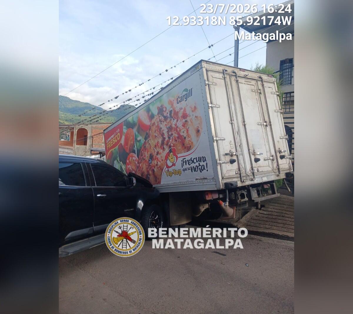 Foto cortesía Benemérito Cuerpo de Bomberos de Matagalpa