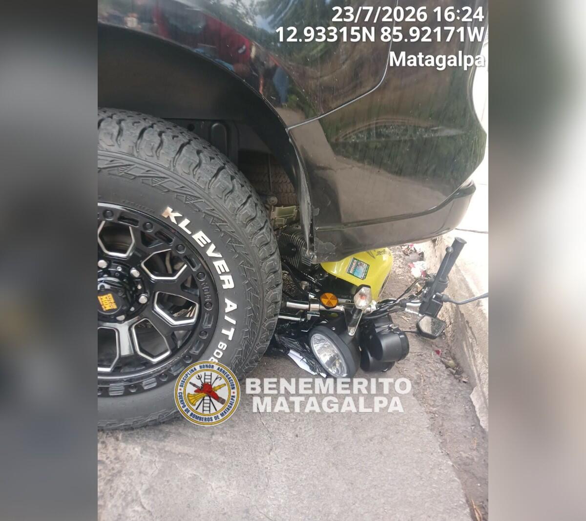 Foto cortesía Benemérito Cuerpo de Bomberos de Matagalpa