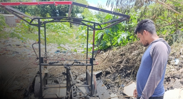 Asaltan a caponero y le queman su herramienta de trabajo en Acahualinca