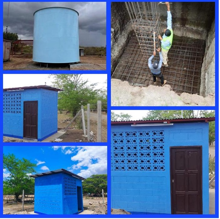 Avanza 70% construcción del sistema de agua potable en Larreynaga