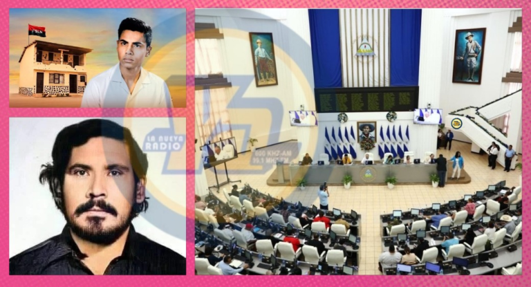 Asamblea Nacional honra a Julio Buitrago y José Benito Escobar en Nicaragua