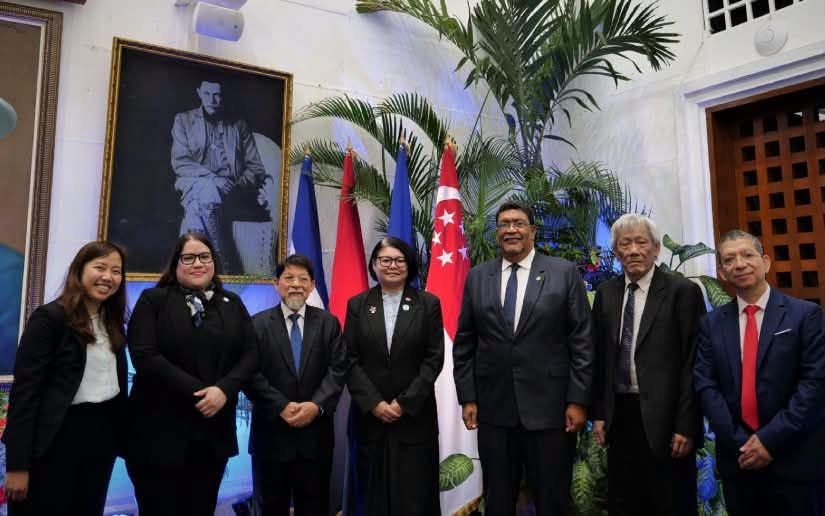 Nicaragua recibe delegación de Singapur