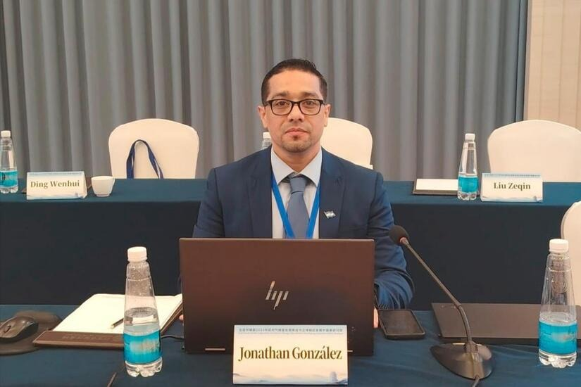 Jonathan González, especialista en Cambio Climático del MARENA.