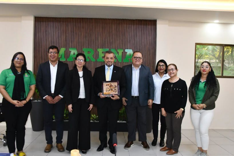 MARENA y UNAN-Managua son visitados por jefe de sección del OIEA