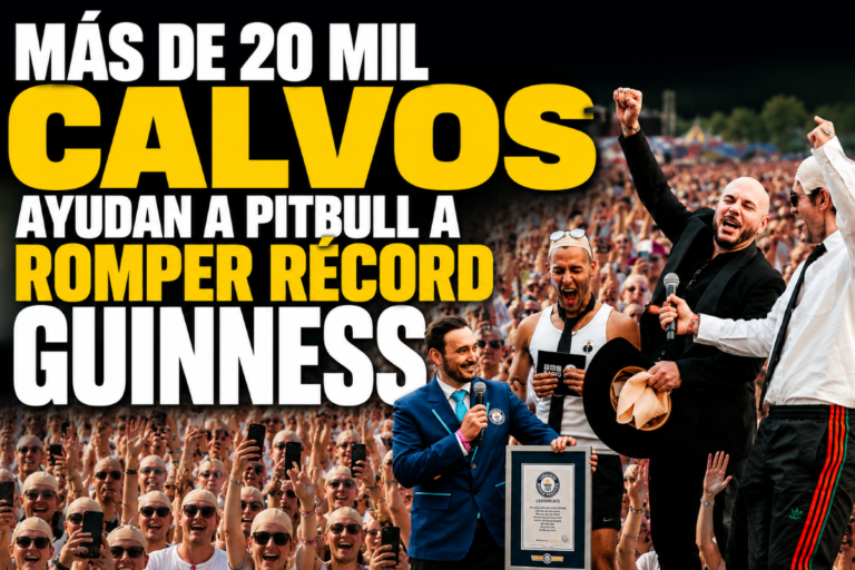 Pitbull logra Récord Guinness con 22 mil fanáticos en Londres