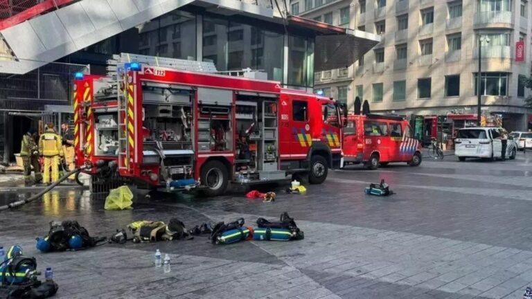 Incendio en Bruselas deja 2 muertos y 4 desaparecidos