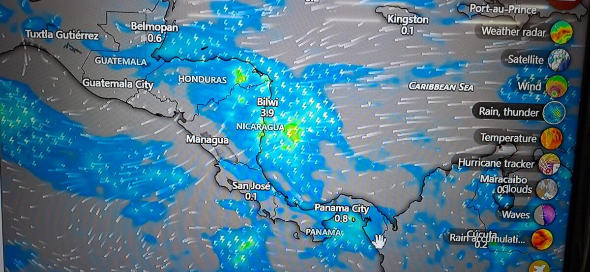 Onda Tropical 19 ingresará a Nicaragua