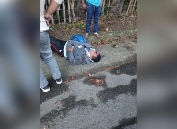 Guarda de seguridad cae de bus repleto en San Marcos y resulta herido