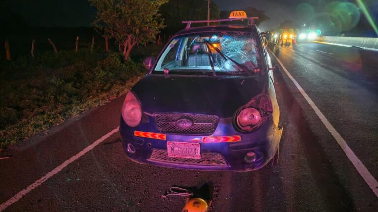 Indigente muere impactado por un taxi en Mateare