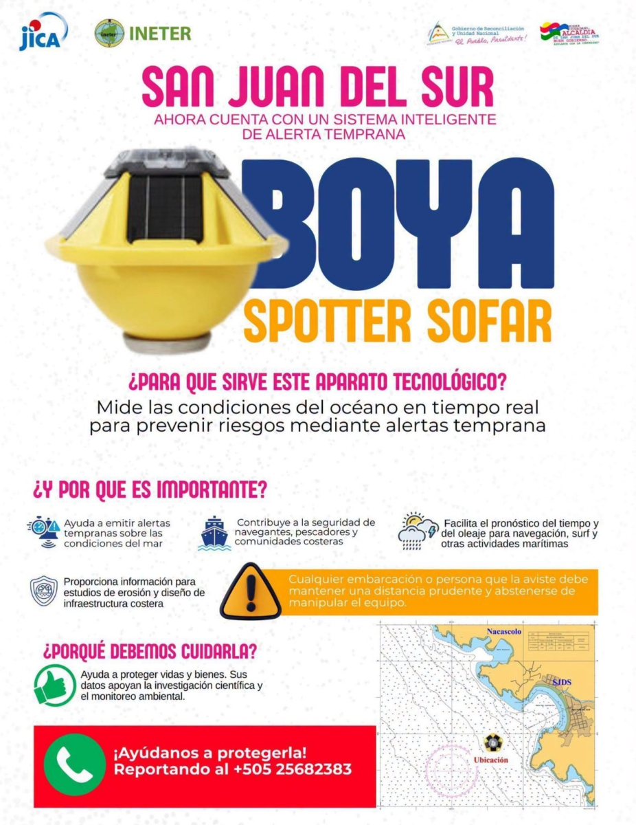 Boya inteligente en San Juan del Sur