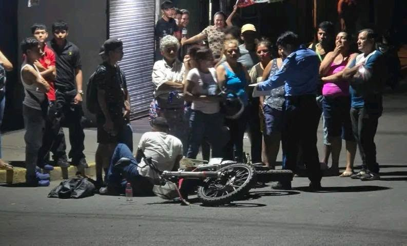 Motociclista grave al chocar contra otro motorizado en Ciudad Sandino