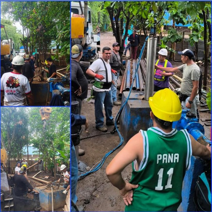 Finaliza equipamiento de pozo para mejorar servicio de agua a 900 familias en Quebrada Honda, Masaya