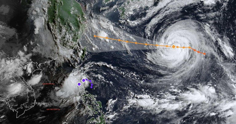 Japón ordena evacuar a más de 5,000 personas por tifón Dolphin