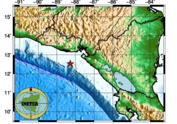 Sismo de magnitud 5.9 sacude El Salvador y se siente en varios puntos de Nicaragua