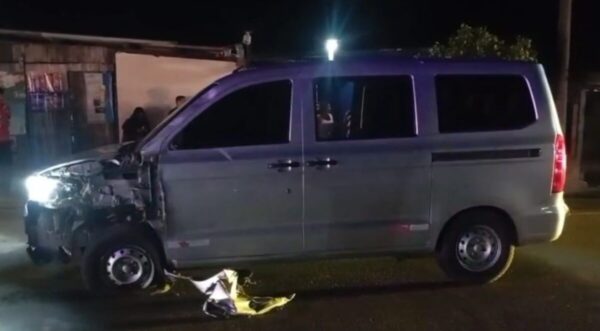 Muere Norlan Chávez en choque de furgoneta y moto en El Crucero