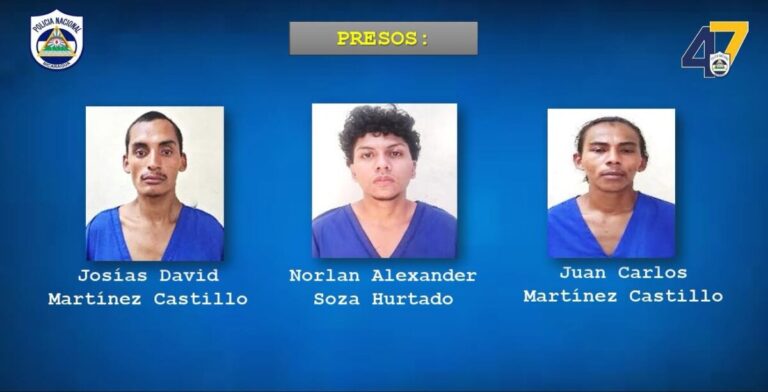 Tres capturados por matar a pedradas a un hombre en barrio 18 de Mayo