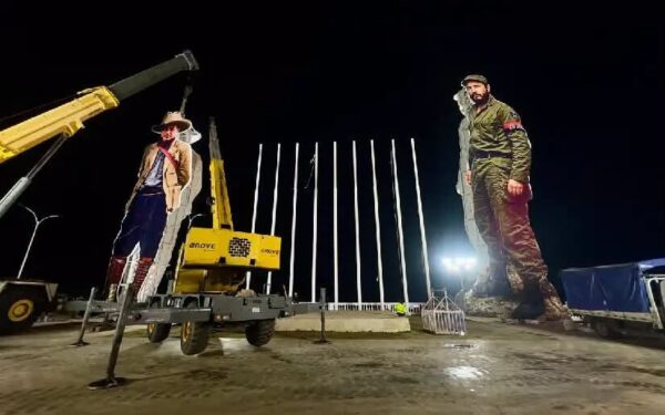 ENATREL avanza en instalación de monumentos a Sandino y Fidel Castro en Managua