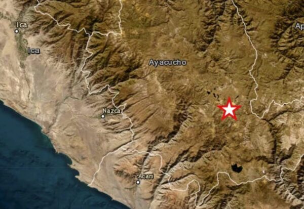 Terremoto de magnitud 7.2 sacude Perú con epicentro en Ayacucho